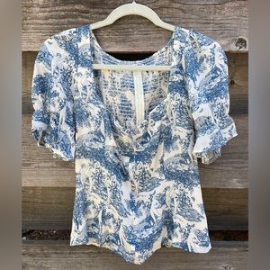 NWT Reformation Delevan top Sz 8